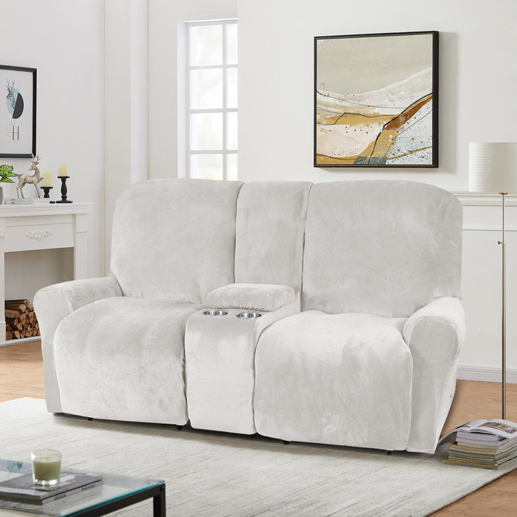 Recliner couch covers with best sale cup holders